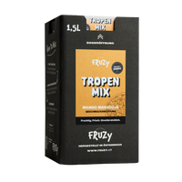 FRUZY ZERO Tropen-Mix Fruchtsirup Mango-Maracuja ohne Zucker 1,5L – Einzelbox