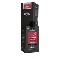 FRUZY ZERO VITA+ Erdbeer Liebe Fruchtsirup mit Vitaminen 1,5L – Doppelbox