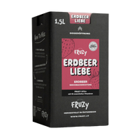 FRUZY ZERO VITA+ Erdbeer Liebe Fruchtsirup mit Vitaminen 1,5L – Einzelbox